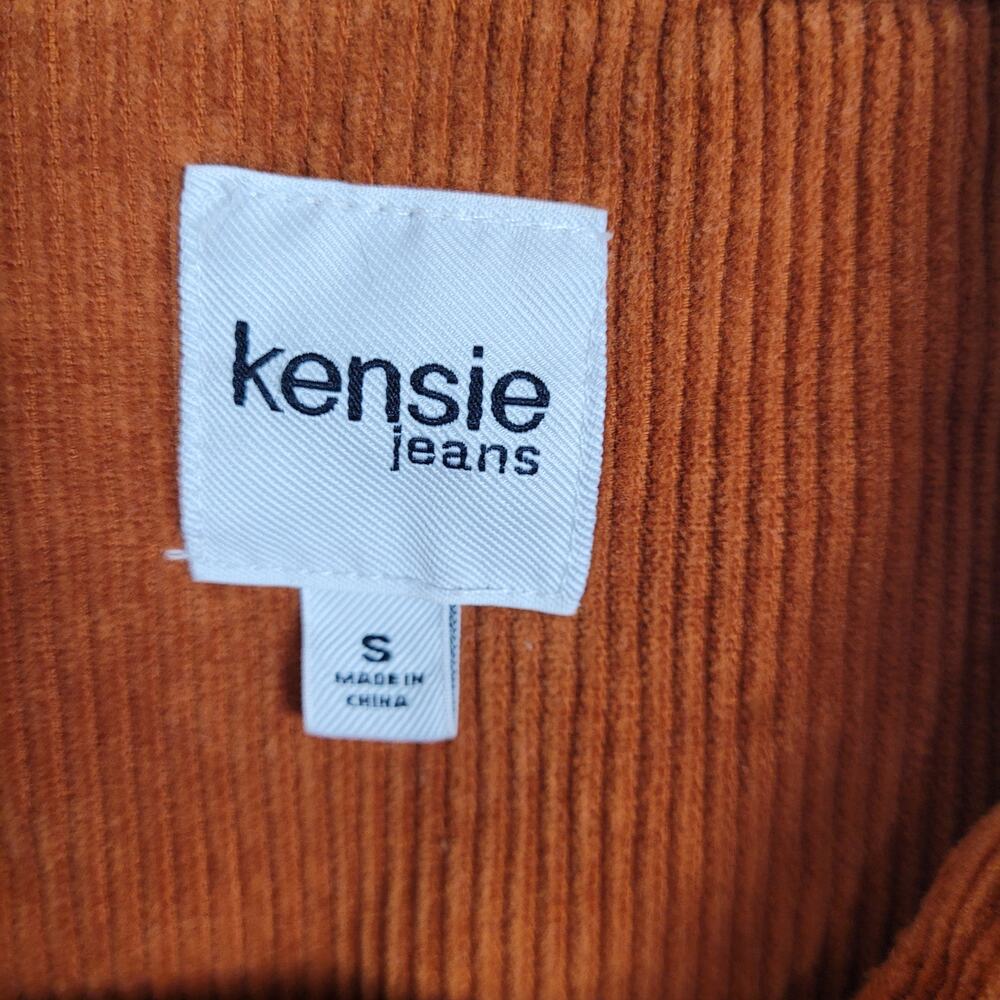 Kensie Jeans brown corduroy snap button chore shacket Size small Outdoors - Picture 3 of 9